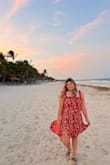 I wore this for a date night on my honeymoon and I got a lot of compliments! It's super flattering and very comfortable. Lightweight material which was perfect for the warm weather. - Haley M.