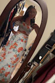 I've been eyeing this dress for a while and finally ordered it for a trip. I didn't get to wear it on the trip but I love it and can't wait to wear it! The skirt is a bit long for my short legs even with heels but I can make it work. - Rebecca F.