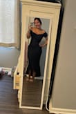 I ordered the recommended size of a large and it fits me most like a glove!  I love that it supports me enough that I do not need to wear a bra. The fabric is really nice too. I'm so glad I purchased it! - Karen K.