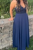 The dress was perfect for a wedding and got so many compliments! I did have to get it shortened, but otherwise fit great! The straps are adjustable so no bra needed - win win! - COURTNEY B.