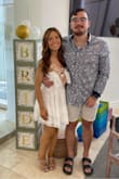 Wore it at my bridal shower & all night out after, it was super comfy and not heavy. I could have probably gotten an XS but small fit just fine! - Sarena R.