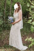 This was the perfect dress for our intimate wedding ceremony with our kids and close family and friends. Quality is amazing, you really can't find anything else like it here for the same affordable price! The fit is perfect. I didn't need to make any adjustments and didn't require a bra or inserts. I wore shapewear shorts underneath to hide the underwear lines as the dress is quite form fitting. Shipping to Canada was fast. - Stephanie F.
