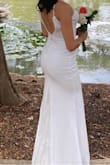 This dress is just so beautiful: sexy and simple. I got compliments and definitely made my courthouse wedding more special! - Chase B.