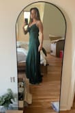 For this price, I imagined a dream dress, well adjusted with a resistant fabric. It's worth $40 max and it's impossible to make a return without it costing $60 in fees.. so I have to keep it even if I didn't wear it for the wedding as planned. Plus it's so long! I am tall and would need 3-4 inches taller. - Tardif S.
