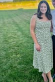 Absolutely loved this dress! Wore it to a summer wedding and it was perfect. So comfortable. True to size! Took a few tries to tie the straps correctly, it did require help from a friend! But great stretchy material! - Taylor G.