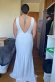 Absolutely loved my dress! Needs to be altered but still in love with it and 100% recommend it. The material and everything are super flattering and I love it. Can't wait for the wedding day. - Ngarimu L.