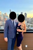 This dress is simple but so flattering. It's a nice thick, stretchy material. I wore it to a cocktail hour rooftop wedding and it was perfect. I know this dress will be a staple in my closet that I'll wear over and over again! - Cassandra H.