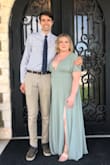 The only downside is that every drop of water showed. So every time I went to was my hands I had little water spots all over the dress. But I felt so pretty in it and I got a lot of compliments
I did have to get the hem altered because it was very long. - Haili R.