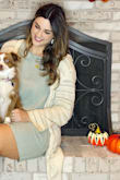 The fit is true to size. Very comfortable and relaxed but can be dressed up. It's my favorite go-to dress! - Katie B.