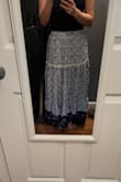 Its really cute and fit me really well, If I was taller it would fit like in the picture but since I'm only 5ft it went past my ankle but not enough to drag on the floor which is the perfect length for me, and when I walk it has that flowy feeling I love from Maxi dresses/skirts - Vivian P.