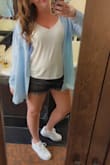 I wear this piece at least one to two times a week. It works as a perfect cover over any tank top. The color is also beautiful. - Sara S.