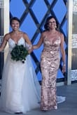 This dress looks fits and feels amazing! Absolutely gorgeous. I wore it to my daughter's wedding. I got sooo many compliments and it was so comfortable.
I got a medium and it was perfect. - Marlene D.