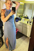 This was a great buy over the internet. Usually I don't shop online but this place allowed me to and made it easy and got rid of my fears because the dress was great and I'm wearing it to a wedding! - Maghen W.
