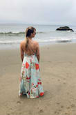 The dress arrived and I immediately noticed the quality was much better than expected. Gorgeous fabric and print colors. It was long but I am only 5'3" so I had it hemmed. Very happy with the purchase and I would recommend it. - Charlotte M.