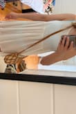 This is exactly what I had in mind when looking for a beach cover-up but the material is a little bit thin and it ripped after the first time I wore it! - Mia D.