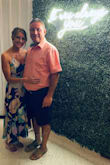 This dress was perfect for an outdoor wedding! Soft, silky flowing dress with Plenty of coverage in front and an open back. The colors are perfect to wear from spring through summer. This dress can easily be dressed up with the perfect wedge or down with sandals. Will definitely be wearing this again. A must have. - Rachel R.