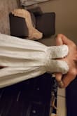 I ordered this dress in an 8 as I'm usually a 6 and I loved the way it looked and fit, except for the bust area! I decided to send back the 8 and ordered the 10, hoping that would solve the issue but I still couldn't zip the back over my bust. Unfortunately, they don't make a size larger than 10 and the quote for alterations was not worth it so I found a new dress to fall in love with. I'm disappointed but hoping this review will help larger bust ladies! The picture I posted is the 8 and where the waist line fit, there were multiple inches of fabric still needed to zip. - Sarah