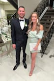 I own this dress in a medium with the measurements above. I'm 8 weeks postpartum and nursing and it fits great. I also own it in pink and in a small for my pre-pregnant body, 26 waist, 34 hips, 32D chest; 117 lbs. No way a small would fit right now - Meghan J.