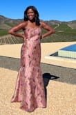 Wore it to a formal wedding and got so many compliments. It fit perfectly, material is nice and substantial, and the color is beautiful. One of the best online purchases I've ever made! - Lauren E.