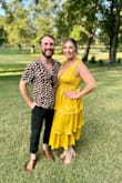 I absolutely love this dress! I wore it to a friend's wedding and it was perfect. The quality of not only this dress, but every dress I have purchased from Lulu's has been top-notch. I did not wear a bra with this and felt very supported! The color is vibrant and fun for all seasons! I definitely recommend this dress! - Lindsay F.