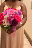 I needed a bridesmaid dress for my cousins wedding. I purchased this one, as it was the only medium size available in pink. I had to get it hemmed for length but it fit perfectly everywhere else. It was the perfect mix of elegant and plain. The lace detailing was beautiful and the dress didn't take away from the bride. The fabric was nice and light/great for a summer wedding. I appreciate the affordability of Lulus. Beautiful dresses for a decent price! Would definitely recommend this dress and will purchase dresses in the future from Lulus. - Brianne H.