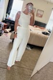 The quality is so amazing! I didn't think the material was see through at all but I would still recommend wearing white or nude underwear. Zipper worked really well. - Eryn H.