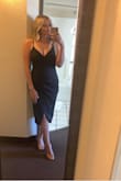 I felt absolutely beautiful in this dress! I ordered a Small and it fits perfectly. Wore it to a wedding and am patiently waiting for another reason to wear it again. - Emma L.