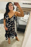 A little loose in the bust surprisingly! Beautiful fit and just the right amount of stretch to the fabric. I am in love! - Tania M.