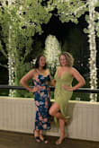 This dress fit so perfectly! Not only was the color beautiful, but the stretchy material was comfortable and flattering! I got many compliments on it at my cousins wedding! Highly recommend, and I felt like it was true to size. - Yasmin B.