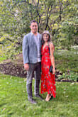 I ordered this dress for an outdoor wedding and it was so perfect! I felt comfortable and beautiful the entire night and got so many compliments. Someone at the wedding had the same dress in the bright pink and she looked stunning! I really don't think you can go wrong with this dress!! - Annie L.