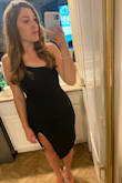 Loved the dress and asymmetrical cut. Very flattering fit. Only comment would be I wish the fabric was softer, but the inside is lined so it was not itchy. - Karly D.