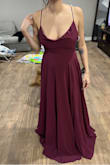 I loved this dress so much, I wish more than anything that cowl neckline would've laid properly on me because aside from that it fit like a dream, I did return this dress and have ordered a different one. - Tayelor P.