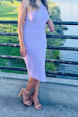 I absolutely loved this dress , it does run a little big. The fabric is great quality and flattering. - Cecilia F.