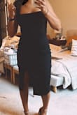 Fit was great however the straps were a bit too long and I had to pin them. Received some great compliments and felt great in it! - Cristine C.