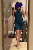 Loved this dress as a wedding attendee!   The color was great and the size was perfect.  I received a lot of compliments on the neckline and color. - Randi S.