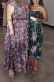 I am 128lbs, 5'2" I usually order a S in Lulus but decided on M after reading the reviews. 
The dress runs a little small in the chest area so I am glad I ordered a M. It is beautiful and comfortable! - Monica C.