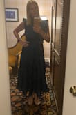 Wore this dress to my cousin's wedding in Chicago. I got so many compliments. It was super comfortable and even packed well in a carry-on bag, no steaming needed! - Kelly Y.