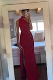 It fits perfectly, I love it. It's elastic and really comfortable. Beautiful - Daniela M.