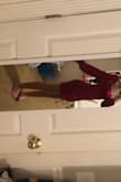The dress was so pretty and it fit me great!! I didn't end up keeping ut because I found a different dress. I'm a blond and I think red looks kinda cheap on me, but I actually enjoyed this color. Fits great and I felt covered. - Ki D.
