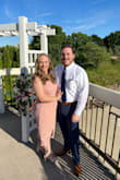 I got so many compliments on this dress when I wore it to a wedding in June. Incredibly comfortable, the fabric has a good amount of stretch and is still figure-flattering without emphasizing your middle if that area is one that bothers you. I wore an adhesive bra but I think smaller-chested girls could easily go without! I didn't even need to alter the dress, which I was surprised about being a short girl-everything is long on me but this hit me in all the right spots so I didn't feel the need to change the hemline. I want to buy this dress in every color it comes in! - Samantha C.