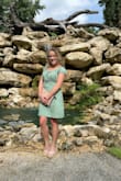 I love this dress. I got it to wear to a wedding and it was perfect. I've worn it other times too and have loved it each time. Based on the reviews I read, I got a size medium and it fit great. Super cute for the spring/summer! - Heather B.