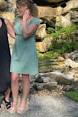 Love these wedges!! I wear them all the time. I got them originally for a wedding and they went perfect with the dress that I also got from Lulus. The ties do drop to my ankles, but I think that would be for any shoes this style. Doesn't bother me though and cute nonetheless! - Heather B.