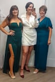 I had to have the legs hemmed as I am quite short but otherwise it fit perfectly. I danced all night and received so many compliments. I felt beautiful! I love this outfit. - Rebecca P.