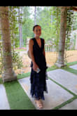 This dress runs a bit large. I got the xxs, and still had to get it altered on the top because it was pretty baggy. I made a few adjustments and ended up getting lots of compliments at the formal wedding I attended.
The length was great with or without heels! And the quality is great, looks more expensive then it was. - Sophie B.
