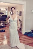 Fit great! Just didn't keep it because I preferred a dress without a train. - Lisa E.