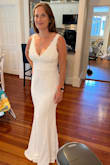 Ordered it in small and medium and ended up keeping the small! It's super flattering! - Lisa E.