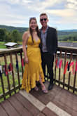 First off this dress is gorgeous, I loved it and got so many compliments.
Only thing I would say is it's not great for busty women. I ended up sewing mine at the cut a little further up, so people didn't get surprised with a slip! - JoAnn C.