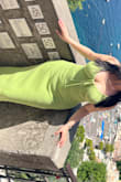 I'm short so it was a little long for me but overall love the way it hugs my body! - Daisy C.
