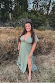 I am short but have a large bust so the dress was a little long, but fit my chest perfectly. I just bought some tall heels to make sure the dress didn't drag as much. Love this dress! - Madison M.
