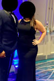 I purchased this dress to wear for a gala. I felt like the dress was good quality while still providing some stretch. The dress is fairly fitted, and It was perfect for our night out. - Caitlin H.